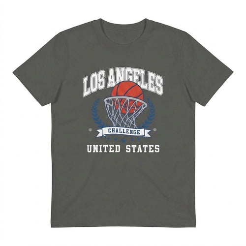 camiseta Básica Blanca "Los Angeles Challenge" bASICA