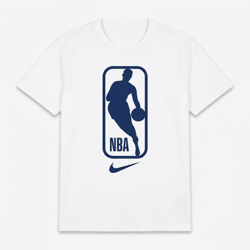 Camiseta Básica  "NBA Logo - 100% Algodón