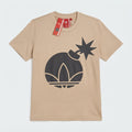 Camiseta Urbana  Adidas Diseño Gráfico Bomba y Trébol