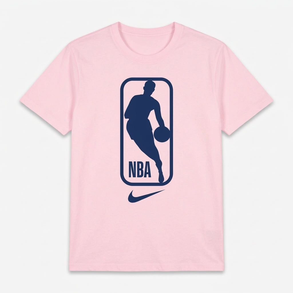 Camiseta Básica  "NBA Logo - 100% Algodón