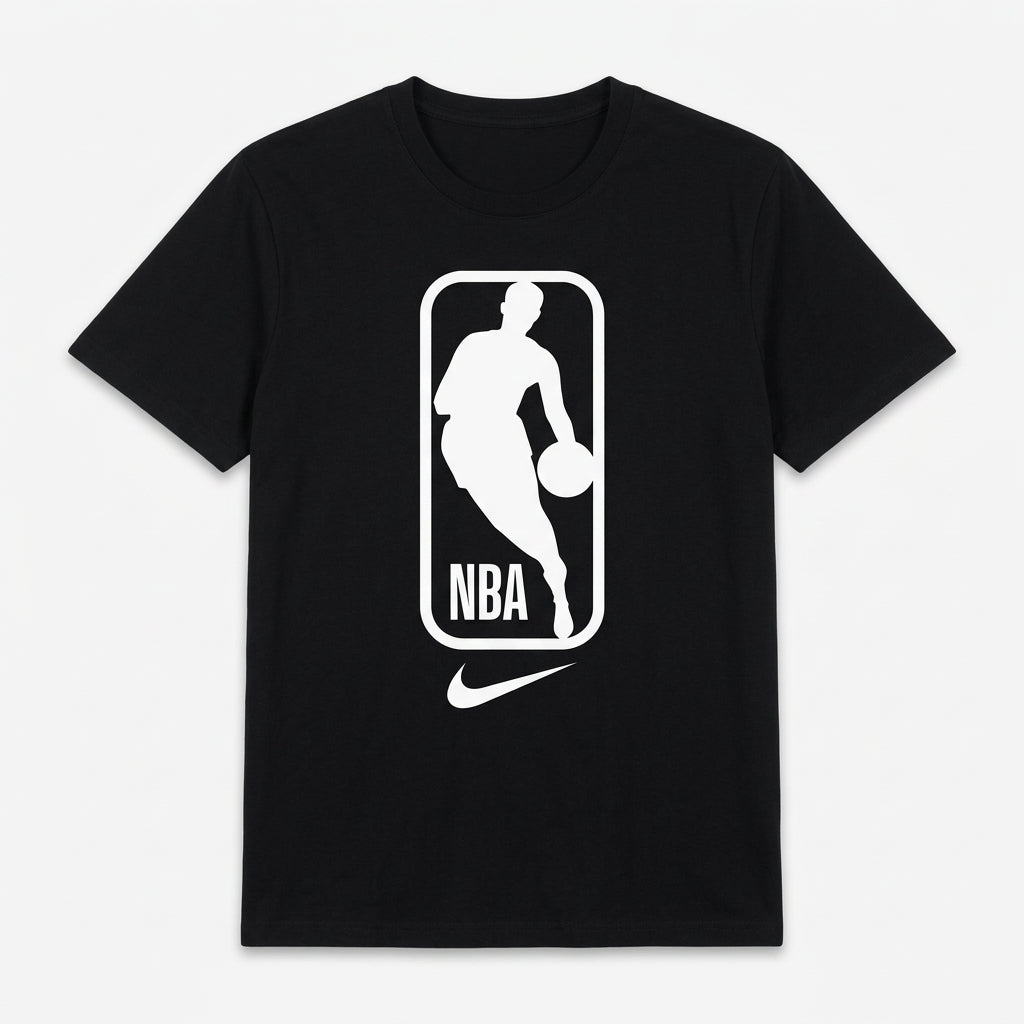 Camiseta Básica  "NBA Logo - 100% Algodón