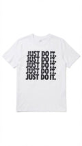 Camiseta Básica Nike Just Do It. - Blanca