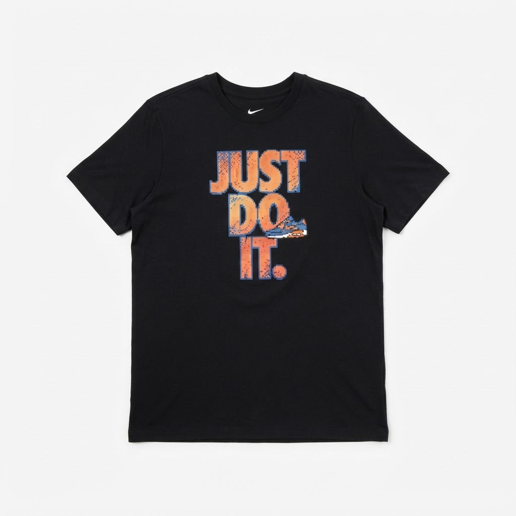 Camiseta Básica Just Do It - Negra
